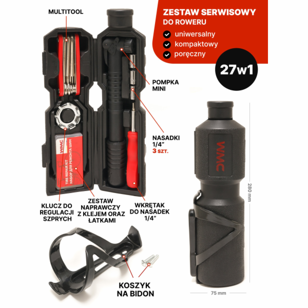 Falon-Tech SADA NA OPRAVU KOLA BIDO N 27 ELEKTRICKÁ