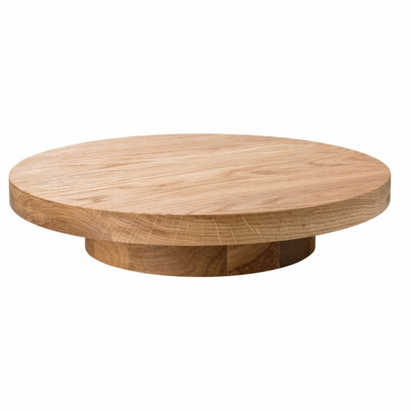 Lumarko Kulatý dubový talíř, nízký, průměr 280/170 mm