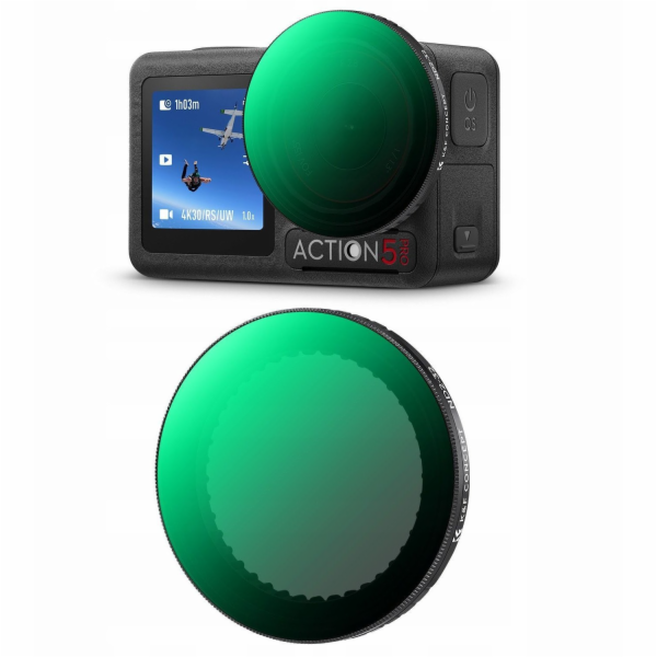 K&F Filtr s plným šedým typem a nastavitelným faderem Nd2...