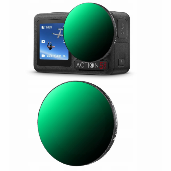 K&F Filtr, plně šedý, nastavitelný fader, ND32-512, Dji -...