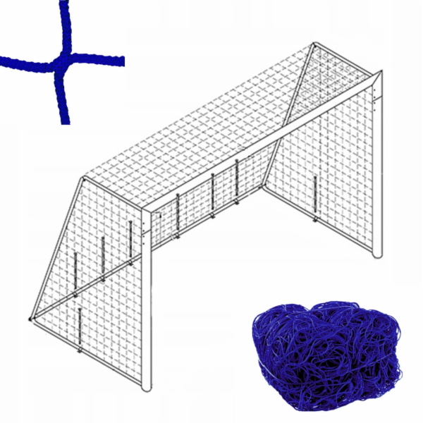 YakimaSport Fotbalová branka 3x2 m | tloušťka 4 mm | modr...