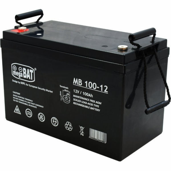 MegaBat Baterie AGM 12V 100Ah megaBAT