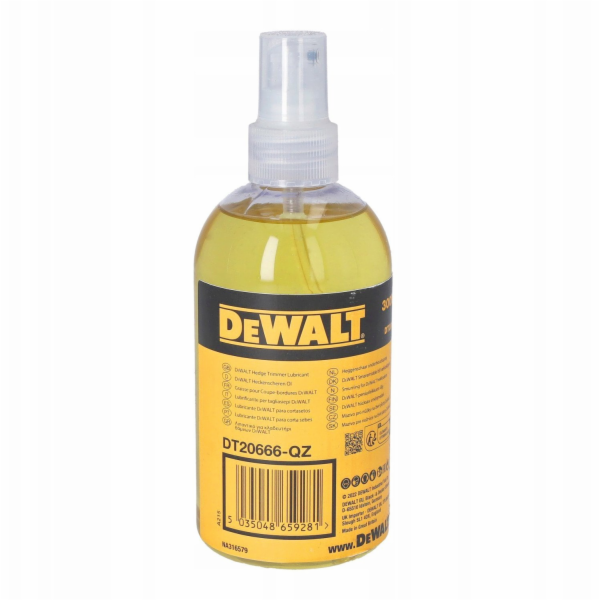 DeWalt Olej do nůžek na živý plot 300 ml (DT20666-QZ)