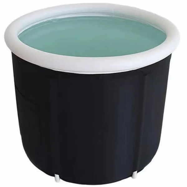 kontrast Skládací přenosná nafukovací vana 80 x 79 cm černá