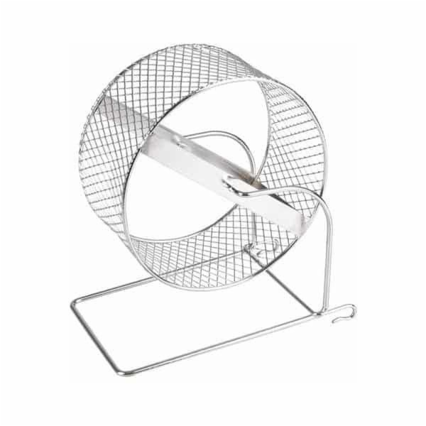 Flamingo Trota Běhací kolo pro hlodavce kovové S 15,5cm