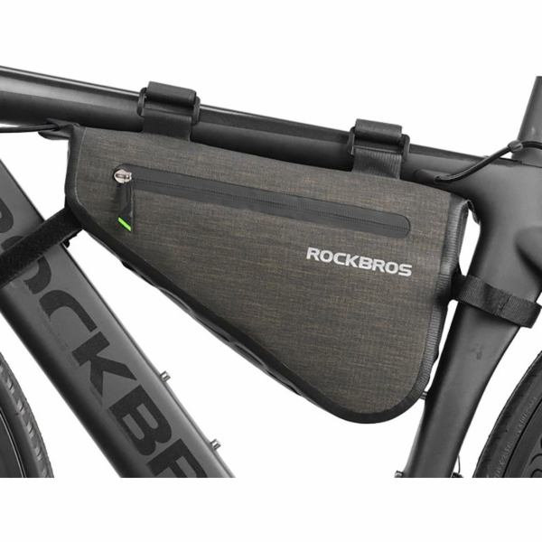 RockBros Brašna na rám kola 5l AS-017 - tmavě zelená Braš...