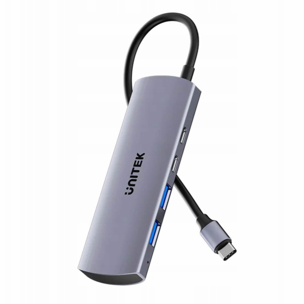 Unitek Hub 4v1 USB-C 10 Gbps, 2x USB-A a 2x USB-C H1112DGY01
