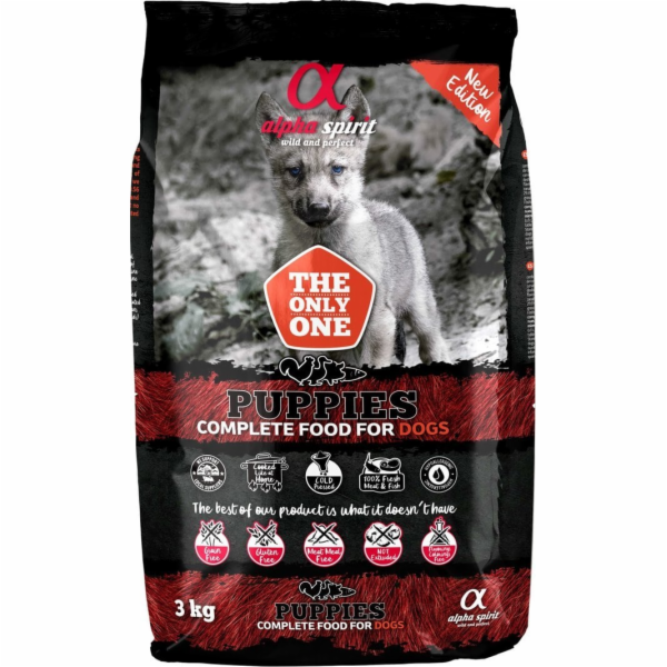 Alpha Spirit suché krmivo pro psy Štěňata (štěně) 3 kg