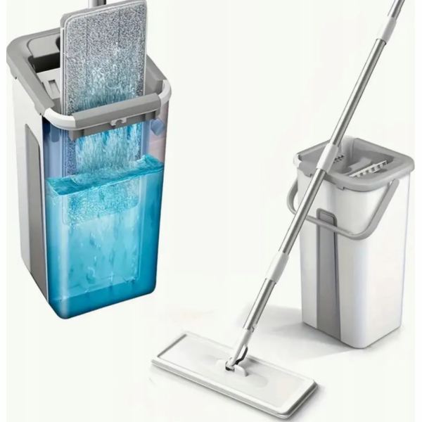 Promis Mop Rotační plochý mop se ždímačkou a dvoukomorový...