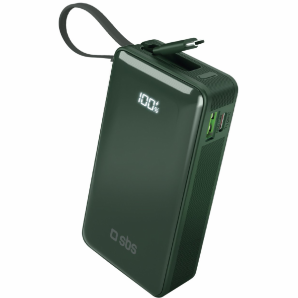 SBS Mobile SBS LCD Power Bank 10000 mAh zala - Portativai...