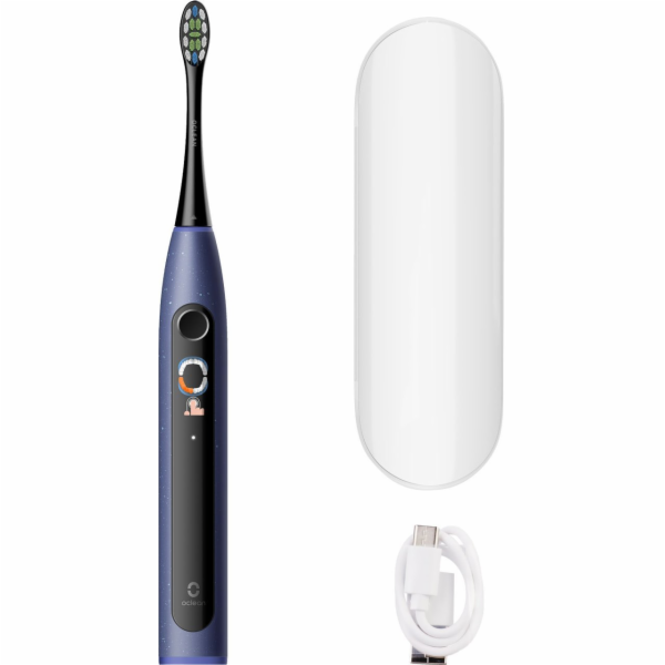 Oclean X Lite sada zubních kartáčků v tmavě modré barvě