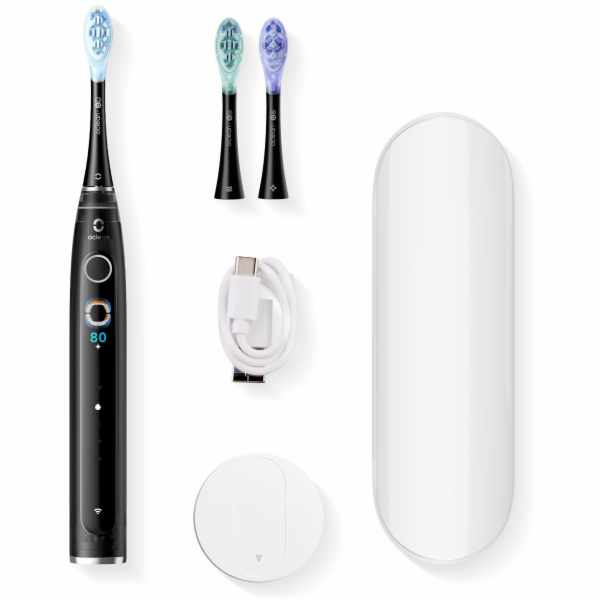 Oral-B Zubní kartáček X Pro 20 + pouzdro + 3 hlavice černá