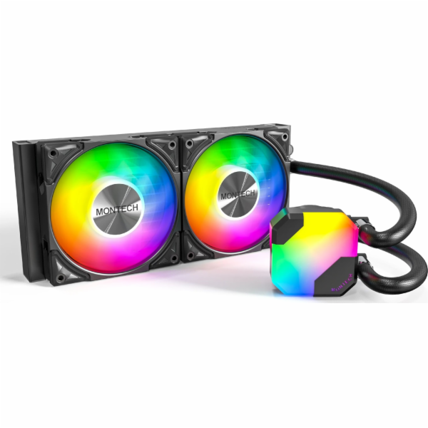 Montech Montech Hyper Flow ARGB AIO vodní chladič, černý ...