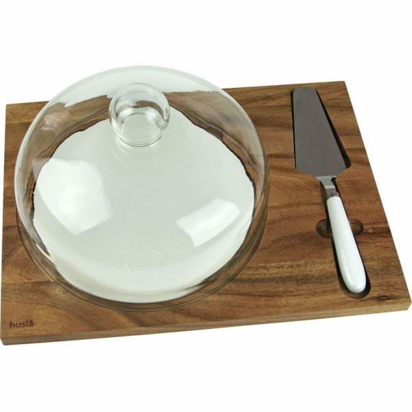 Husla PLECHOVKA S VÍČKEM NA SERVÍROVÁNÍ SÝROVÝCH DORTŮ HU...