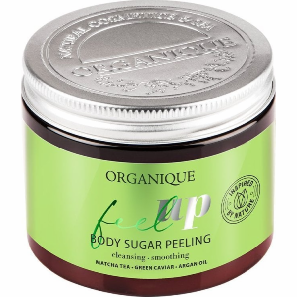 Organique Feel Up čisticí cukrový tělový peeling 200ml