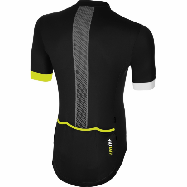 RH+ Prime Jersey černá # fluo žlutá - XL