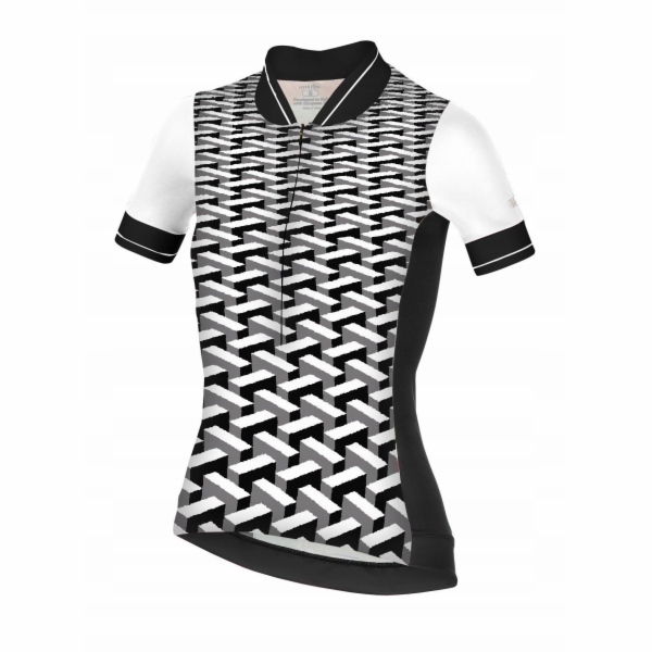 RH+ Dámský cyklistický dres zeroPreppy W BÍLÝ - L