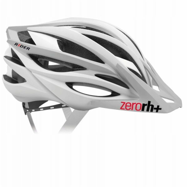RH+ Cyklistická helma ZeroRider MATNÁ BÍLÁ MATNÁ SVĚTLE Š...