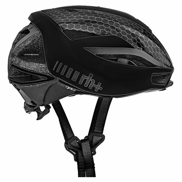 RH+ Cyklistická helma Lambo MATNÁ ČERNÁ/TMAVĚ STŘÍBRNÁ - ...