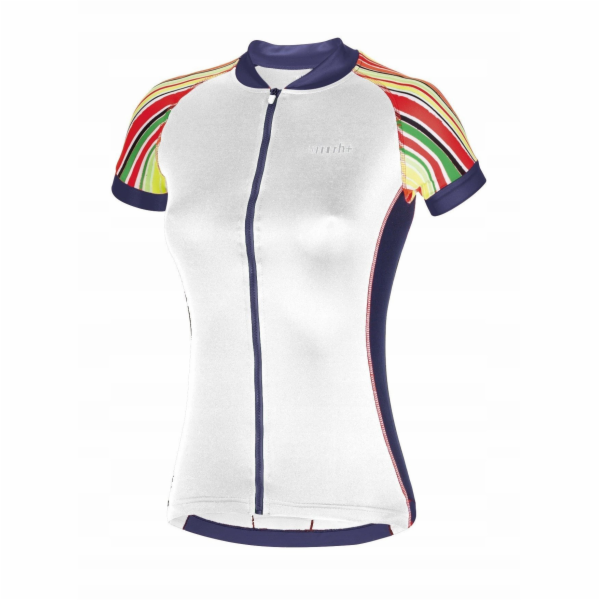 RH+ Dámský cyklistický dres zeroPaint W BÍLÁ/VÍCEBAREVNÁ/...