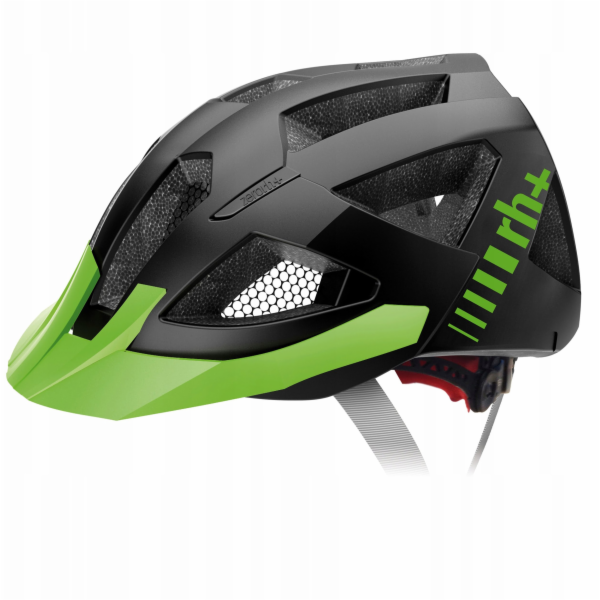 RH+ Cyklistická helma ZeroBLACK COMBO MATT BLACK - ACID G...