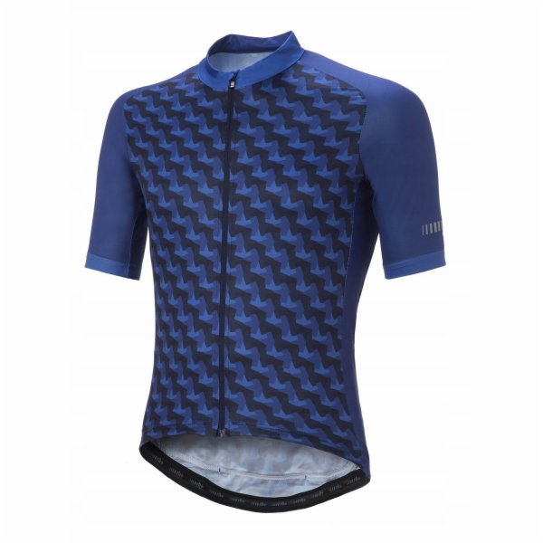 RH+ Cyklistický dres zeroPassion TMAVĚ MODRÝ/MODRÝ - M