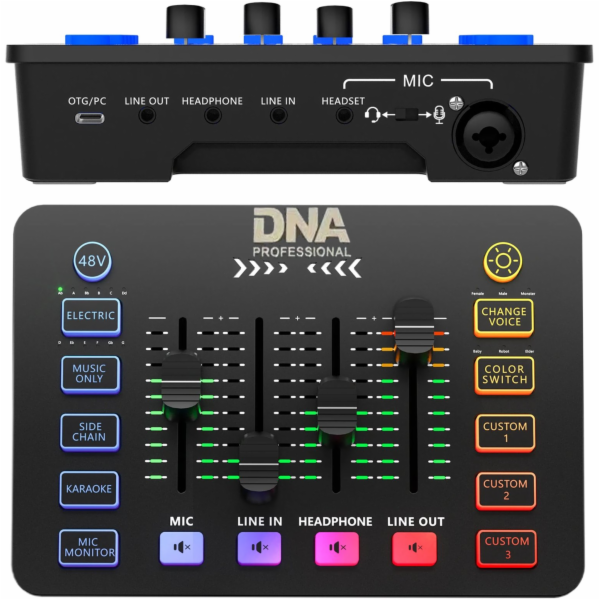 XXXXX_BITMAT Analogový audio mixážní pult DNA SC ONE, 2 k...