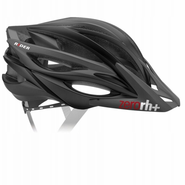 RH+ Cyklistická helma ZeroRider MATNÁ ČERNÁ - MATNÁ TMAVĚ...