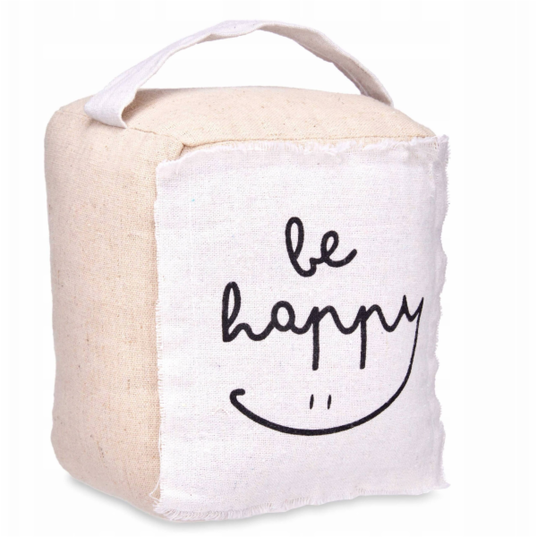 Giftdecor Zarážka dveří BE HAPPY, 14,5 x 16 x 19 cm