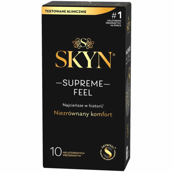 SKYN Supreme Feel thin nelatexové kondomy 10 ks.