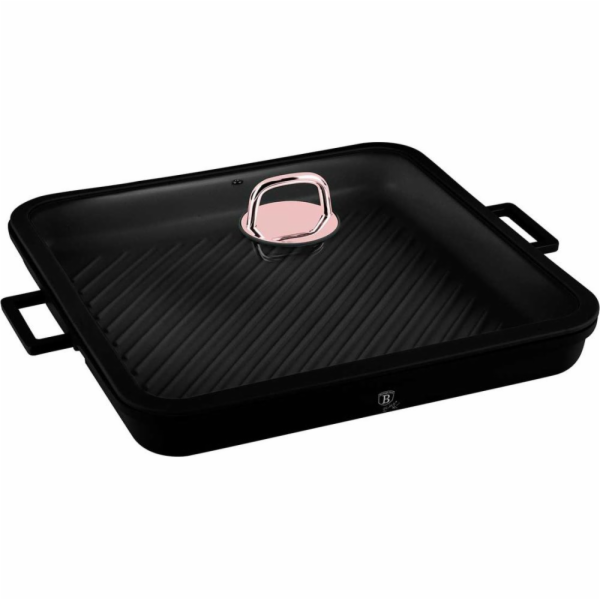 Pánev grilovací s titanovým povrchem a poklicí 34 cm Blac...