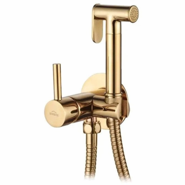 Invena Podomítková bidetová baterie zlatá BP-00-B09-L