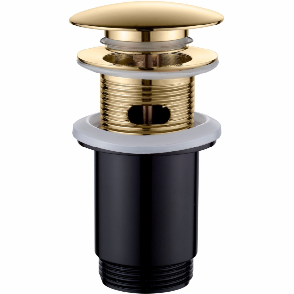 Invena Mosazná zátka click-clack, zlatá SC-B1-170-V