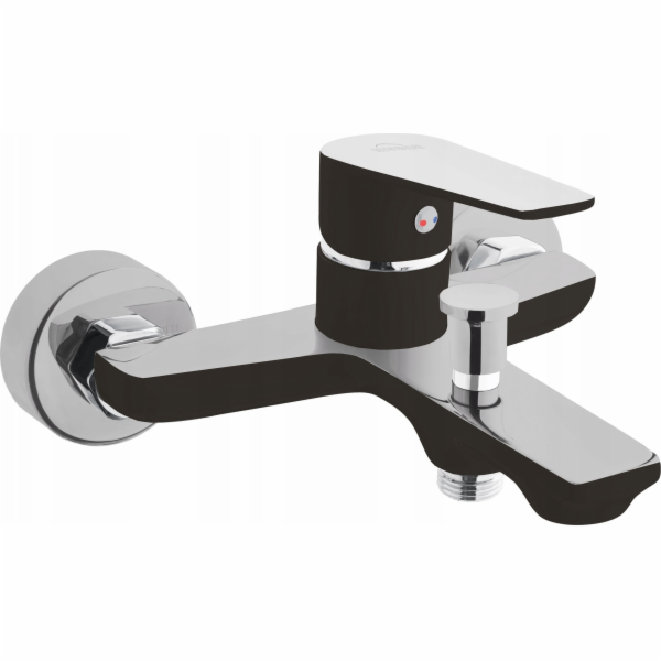 Invena DOKOS Vanová baterie ČERNÁ / CHROM