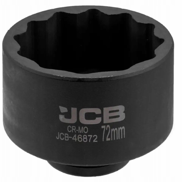 JCB 3/4 rázová nástrčná hlavice 72 mm (12hranná)