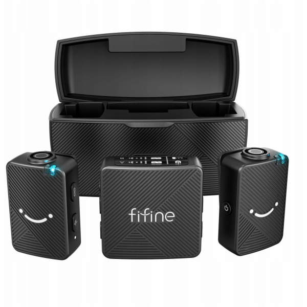 Fifine Bezdrátový klopový mikrofon M9