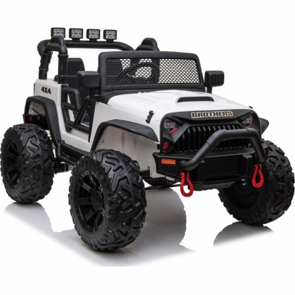 LeanToys Auto na baterie Jeep JC666 bílé