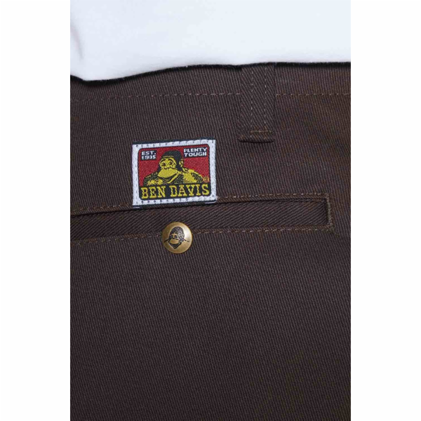 Nuvola Pelle Originální kalhoty Ben Davis Bens tmavě hnědé