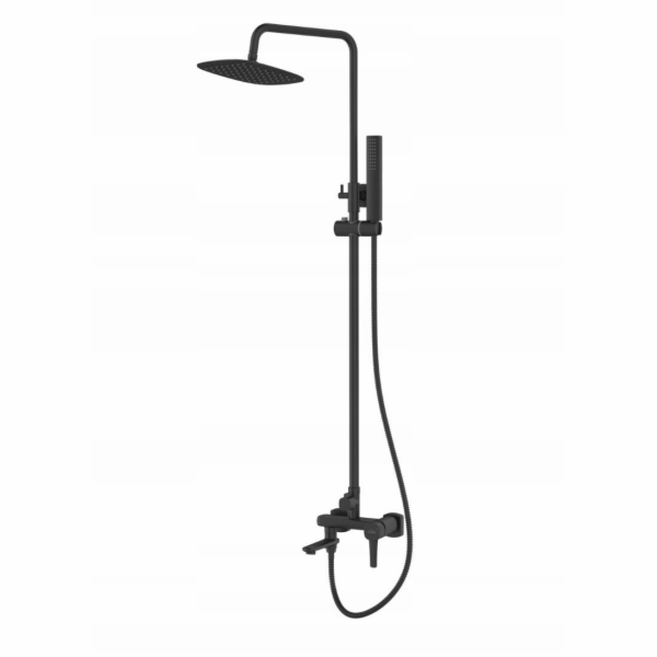 Invena Sprchová sada s hlavicí Rain a vanovou baterií Gla...