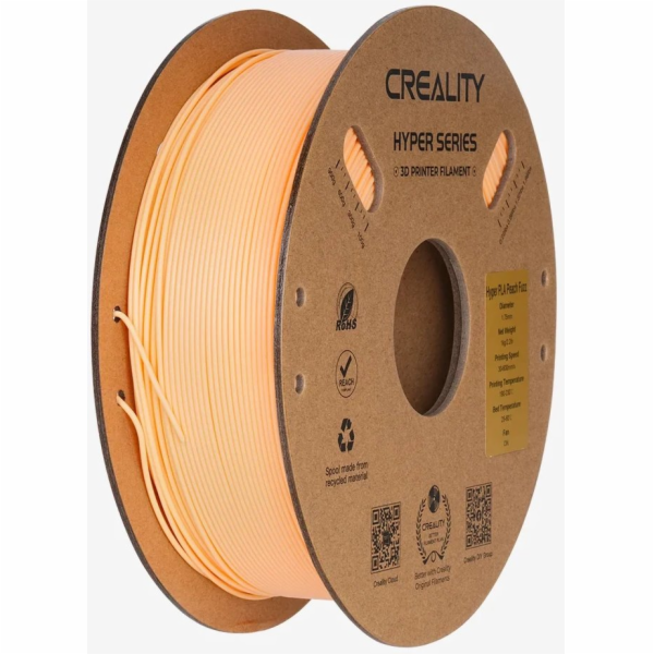 Creality Filament Hyper PLA, 1 kg, 1,75 mm, broskvový chm...