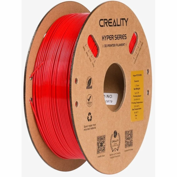 Creality Filament Hyper PETG, 1 kg, červený (3301030072)
