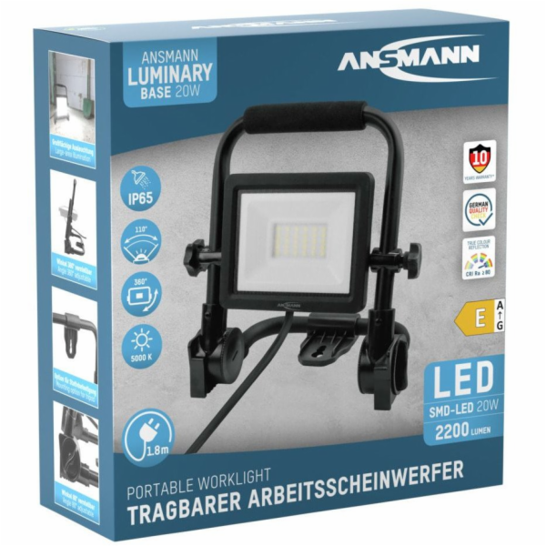 Ansmann FL20W-AC Černá LED 20W