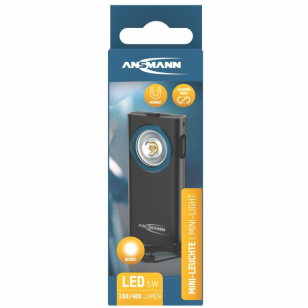 Ansmann ML400R Černá LED svítilna na klíčenku