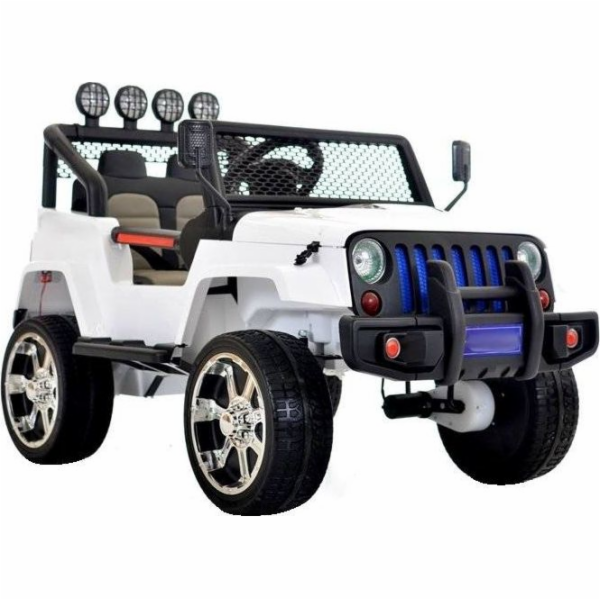 Lean Sport Car na baterie S2388 Jeep White 4x45W
