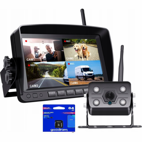 Luxury BEZDRÁTOVÁ COUTOVACÍ SADA IPS KAMERA FHD + 64GB