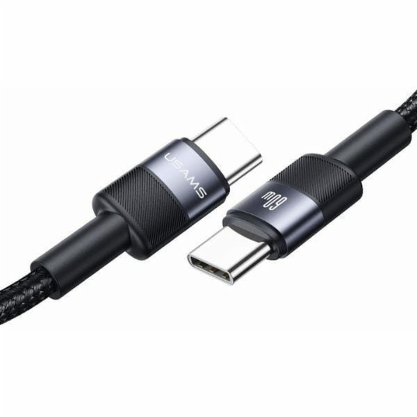 Usams Sada kabelů USB-C na USB-C, 30 ks, 60W, 1,2 m, ople...