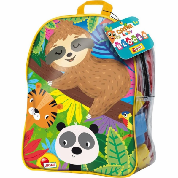 Lisciani Carotina dětské kostky ve velkém batohu (79919)