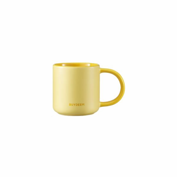 BUYDEEM Ceramic Mug 300 ml, model CD1018, color Mellow Ye...