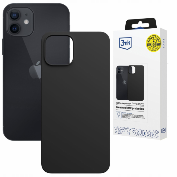 3MK Silikonový kryt Hardy MagSilicone pro Apple iPhone 12...