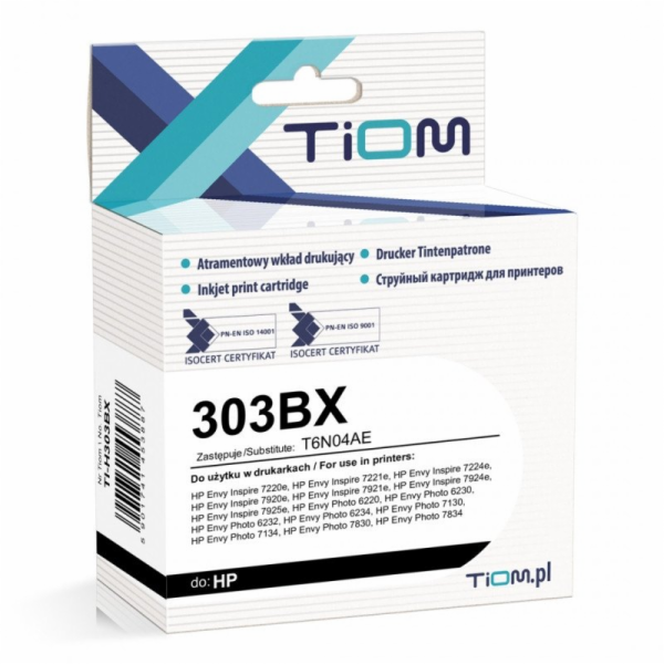 Tiom Inkoust pro HP 303XL | 303BX | T6N04AE | 650 stran |...